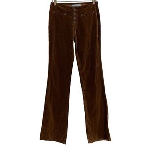 Vintage Fly Girls Y2k Low Rise Velour Velvet Straight Leg Pants Size 28